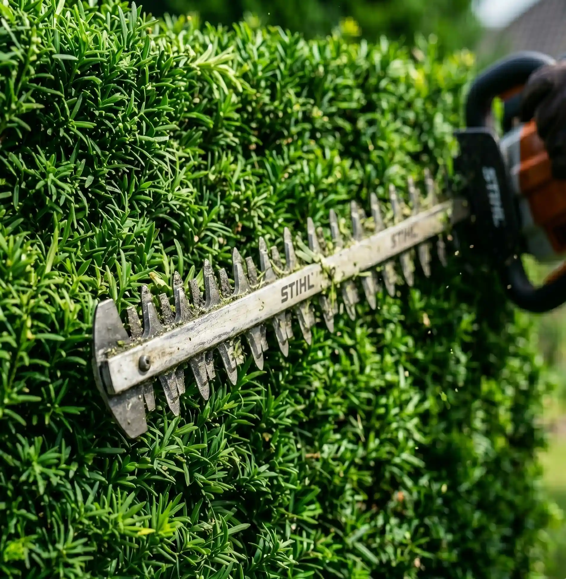 Gartenpflege und Baumpflege in Linz – gepflegte Hecke und Bäume